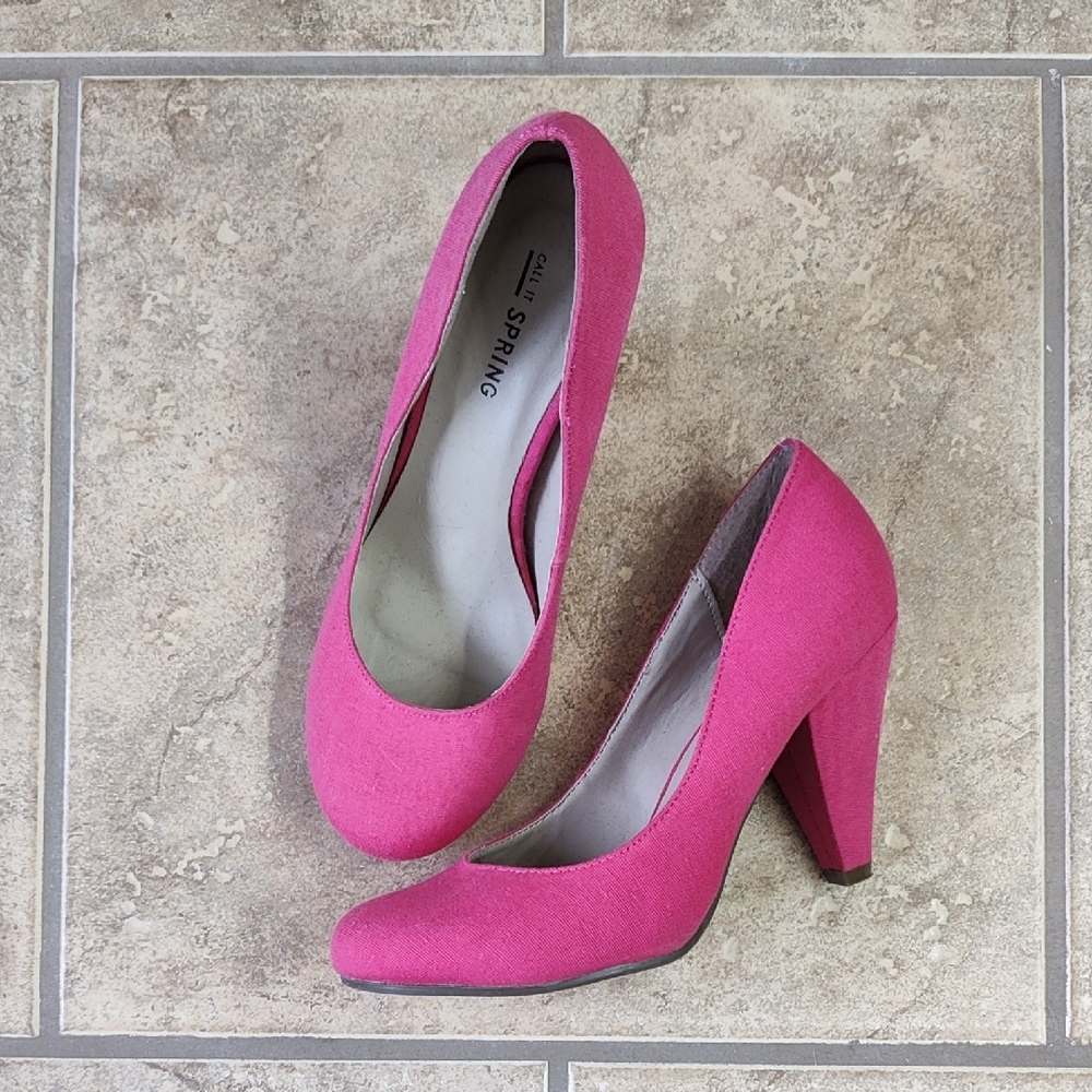 Call It Spring Pink Women's Heels